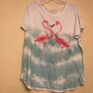 Flamingo Time and True shirt